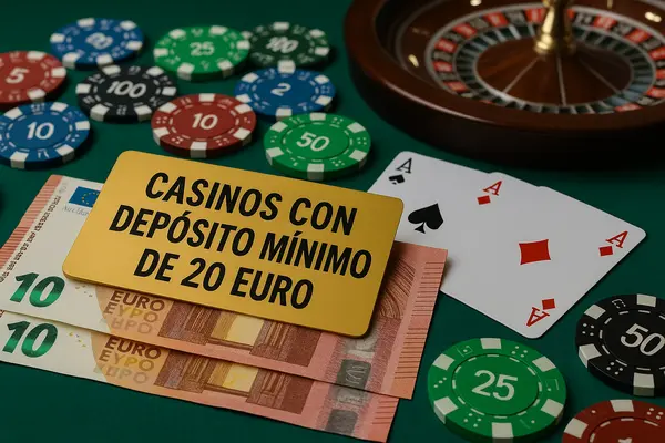 casinos con depósito mínimo de 20 euro