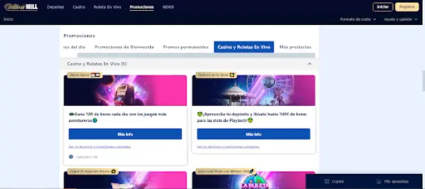 william hill 10 euros gratis